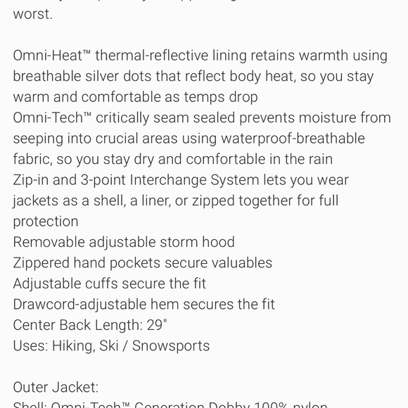 Columbia Bugaboo II Fleece Interchange Jacket  Size 2X - Picture 5 of 5